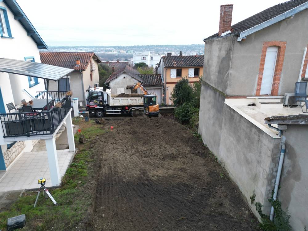 Terrassement à Toulouse